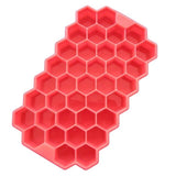 DIY 37 Ice Cubes Honeycomb Ice Cream Maker Form Pops Mould Popsicle Molds Yogurt Ice Box Fridge Treats Freezer Ice Cream Tools