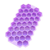 DIY 37 Ice Cubes Honeycomb Ice Cream Maker Form Pops Mould Popsicle Molds Yogurt Ice Box Fridge Treats Freezer Ice Cream Tools