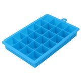 Large 24 Grids Silicone Ice Tray DIY Ice Cream Maker Square Shape Form for Ice Fruit Ice Mold Kitchen Bar Drinking Accessories