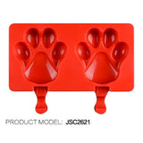 Cartoon Ice Cream Popsicle Molds Silicone Frozen Ice Lolly Maker Holder With Sticks Children Pop Mould Lolly Tray Mould