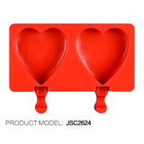Cartoon Ice Cream Popsicle Molds Silicone Frozen Ice Lolly Maker Holder With Sticks Children Pop Mould Lolly Tray Mould