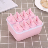 Ice Cream Popsicle Molds Cooking Tools Rectangle Shaped Reusable DIY Frozen Ice Cream Pop Baking Moulds